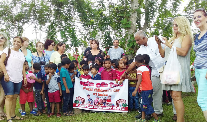 WORLD tourism day in sri lanka celebrated by hawk traels
